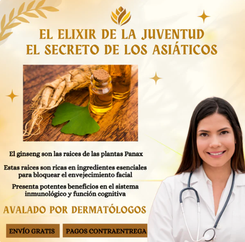 SERUM Ginseng Antienvejecimiento 2X1 DIA Y NOCHE