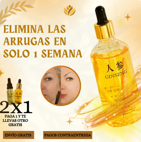 SERUM Ginseng Antienvejecimiento 2X1 DIA Y NOCHE
