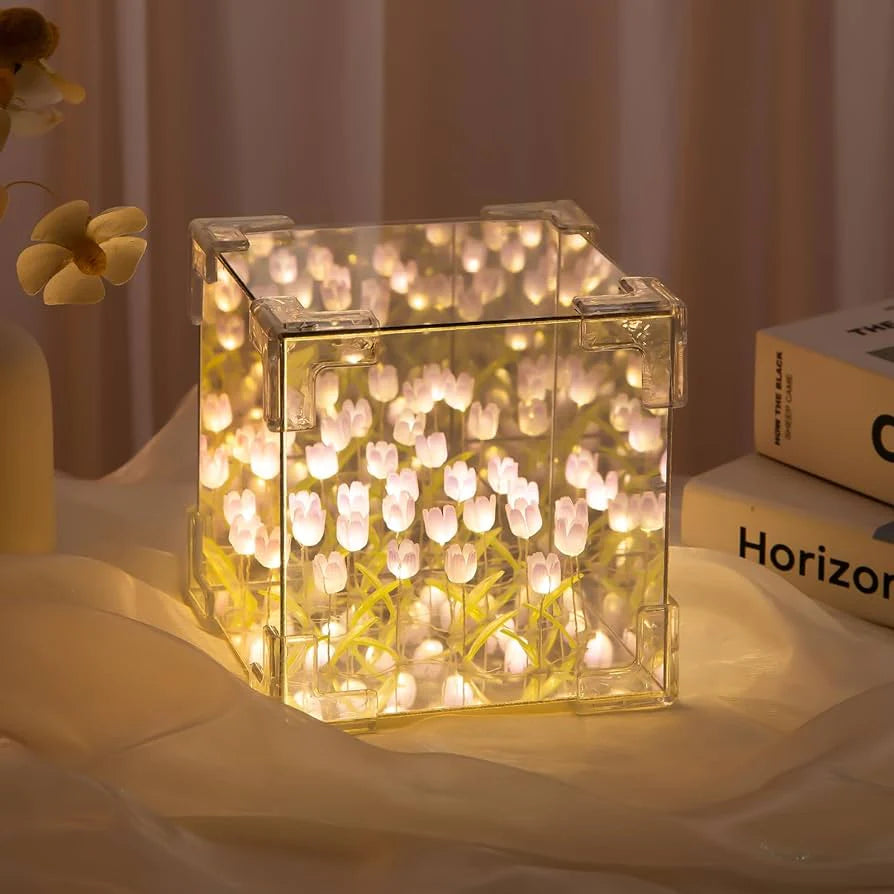 Cubo de Tulipanes infinitos+ENVIO GRATIS